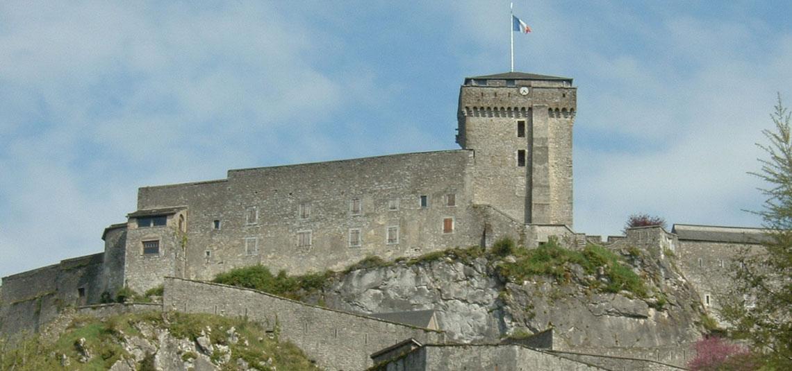 Het kasteel van Lourdes